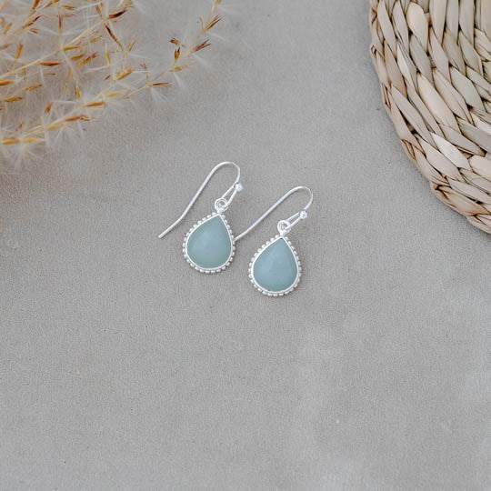 Paris Earrings - Amazonite