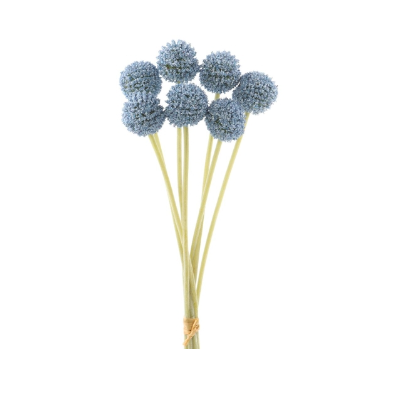 Button Flowers - Blue