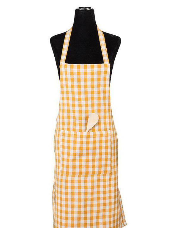 Gingham Apron Kept Shop