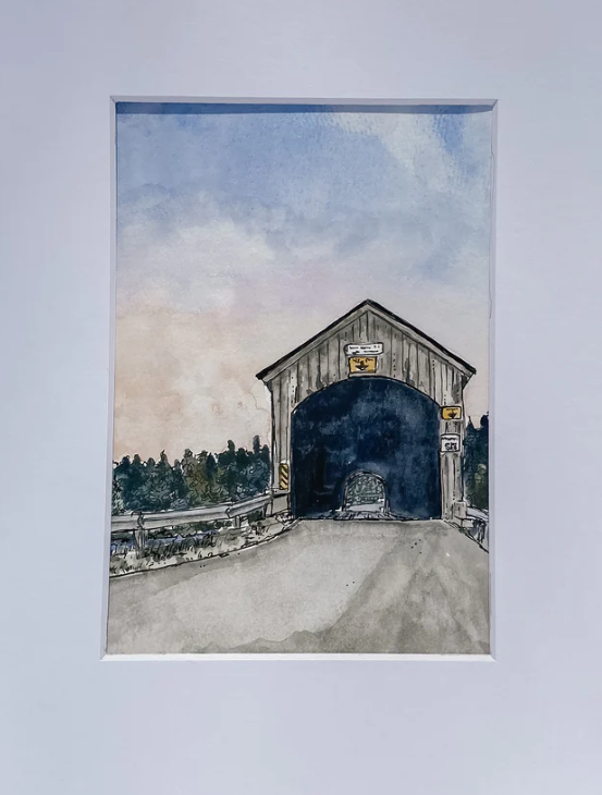 Mallory Gorman: Covered Bridge Art Print
