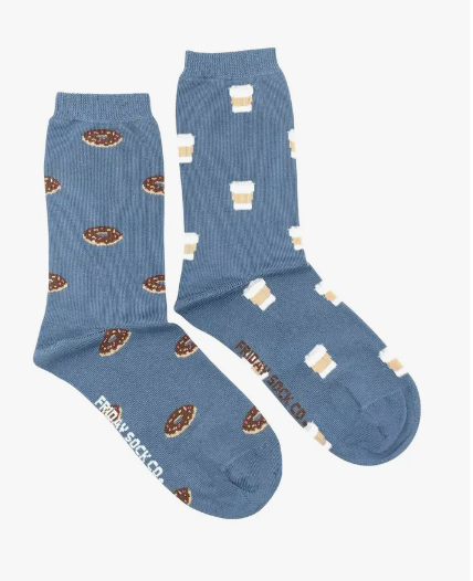 Women’s Coffee & Donuts Socks (Mid-Calf)