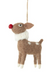 Felt Reindeer Ornament