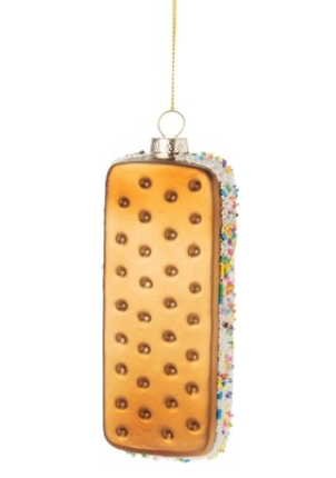 Glass Ice Cream Sandwich Ornament