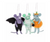 Mice In Halloween Costume Ornament