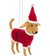 Dog In Santa Suit Ornament