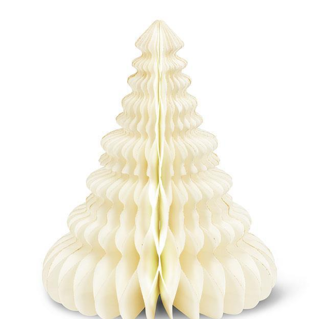 Pleat Fancy Tree - Ivory