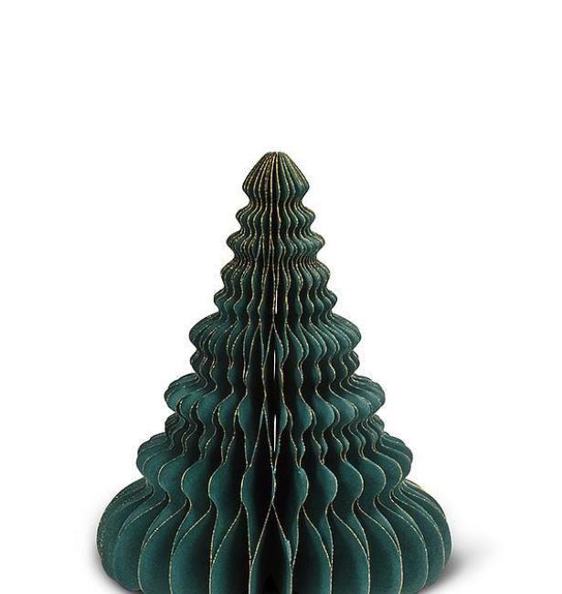 Pleated Fancy Paper Tree - Green