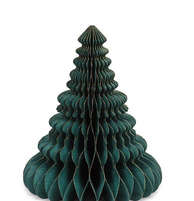 Pleated Fancy Paper Tree - Green