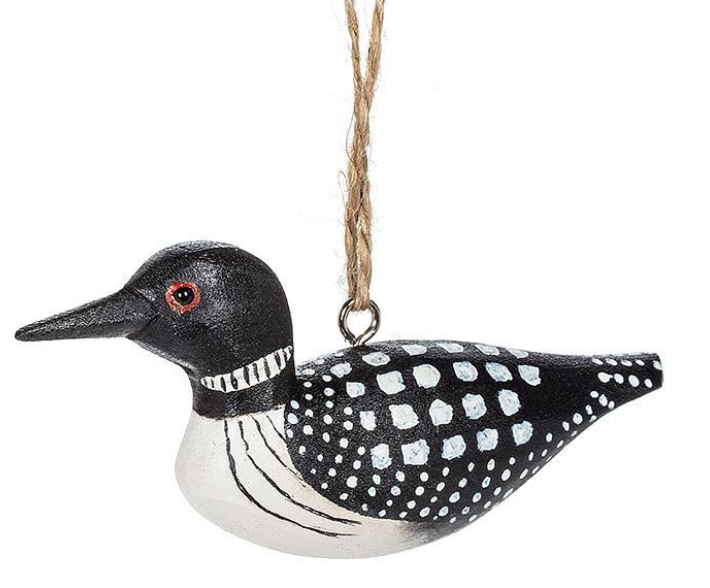 Loon Carved Ornament