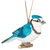 Blue Jay On Branch Carved Ornament