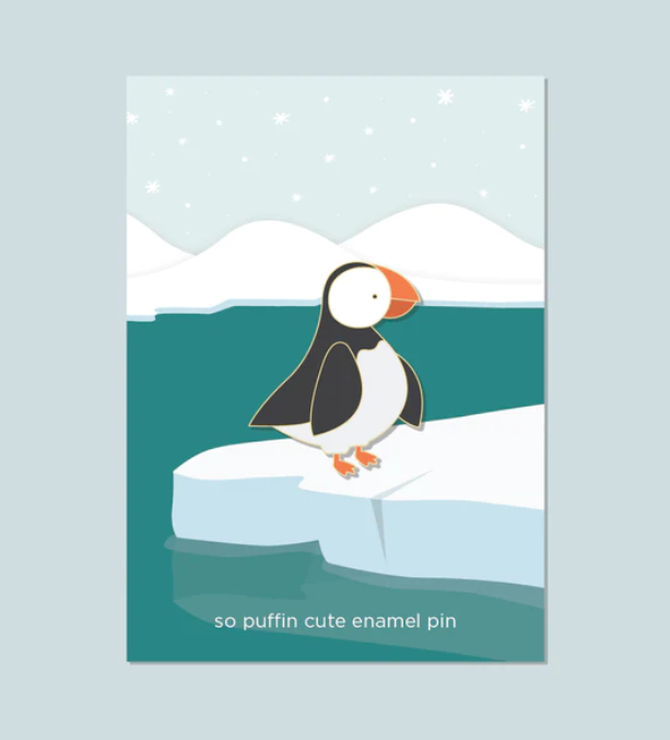 Puffin Enamel Pin