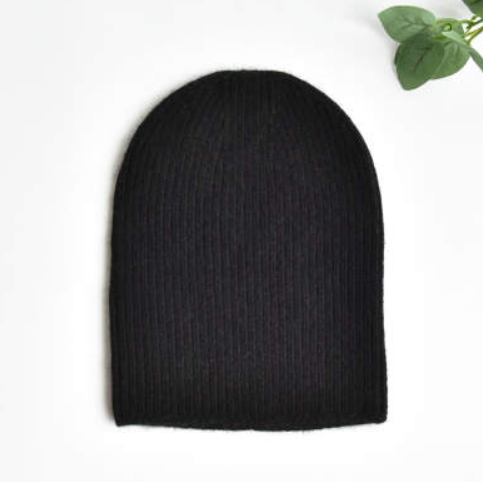 Cashmere & Wool Blend Beanie