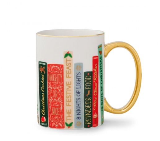 Festive Book Porcelain Mug