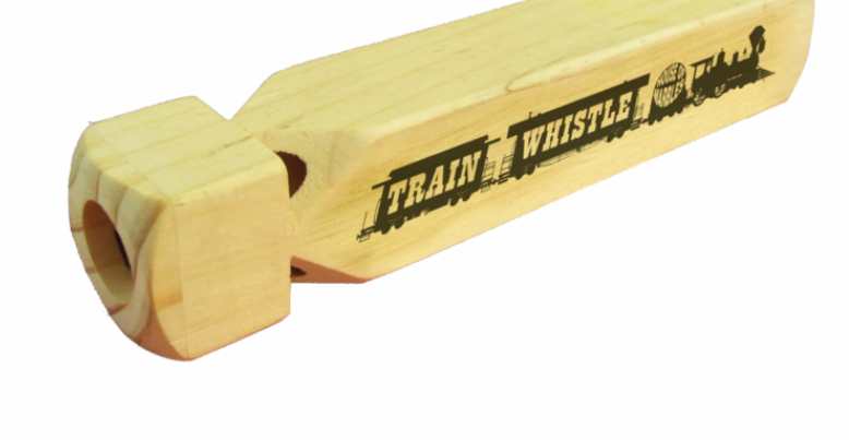 Wooden Train Whistle