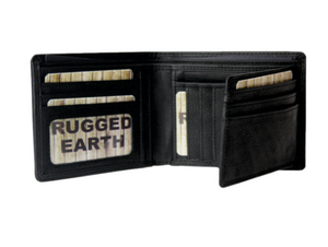 Rugged Earth - Leather Three Fold Wallet
