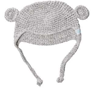 Crochet Bear Baby Toque