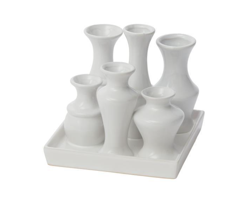 White Mini Chic Vase