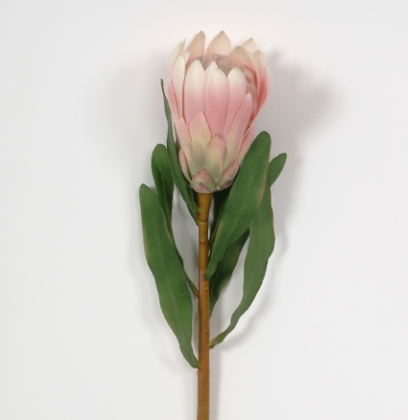 Pink Polyester Protea Spray