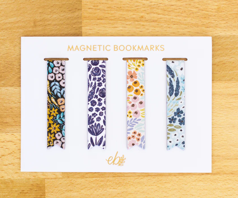 Floral Magnetic Bookmarks