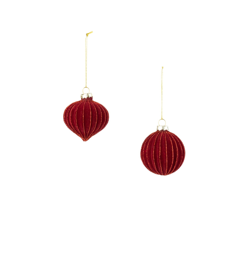 Red Glass Ball Ornament