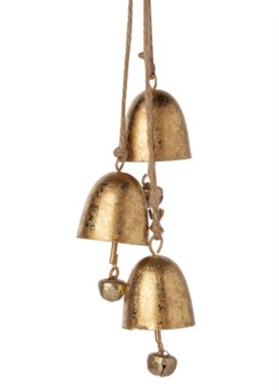 Antique Gold Bell Ornament