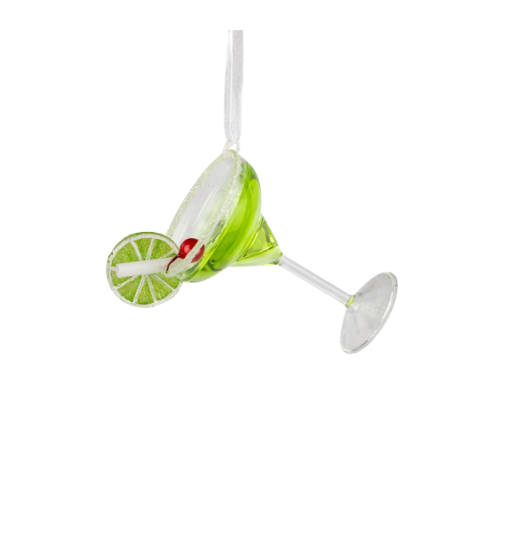 Glass Margarita Ornament