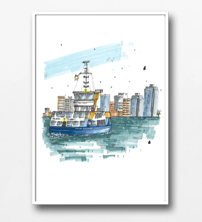 Downtown Sketcher - 8" X 10" Art Print