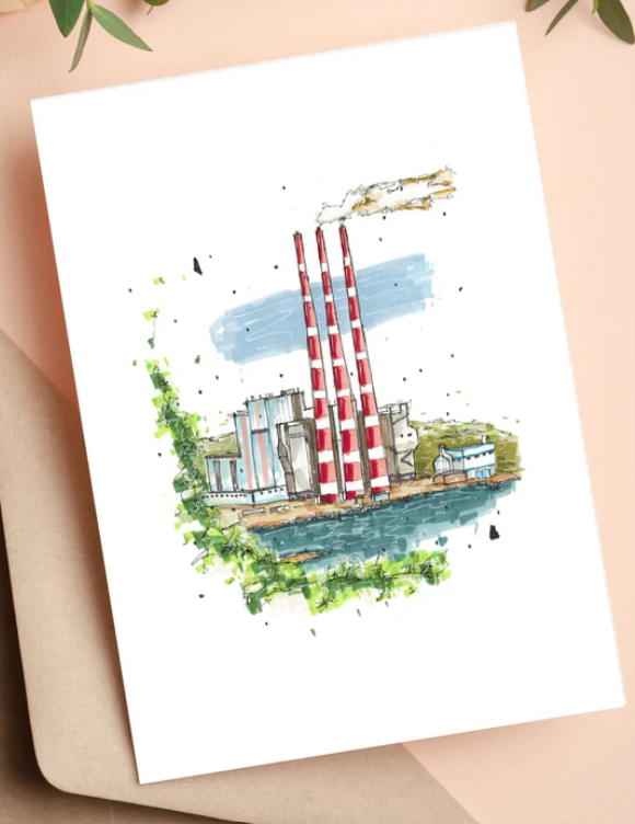 Downtown Sketcher - 11" X 14" Art Print