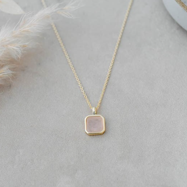 Rose Quartz - Florence - Necklace