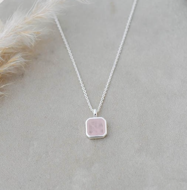 Rose Quartz - Florence - Necklace