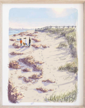 Rainbow Haven Beach Print (8x10) - Julep & Trubbs