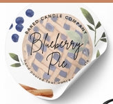Blueberry Pie | Baked Candle Co.