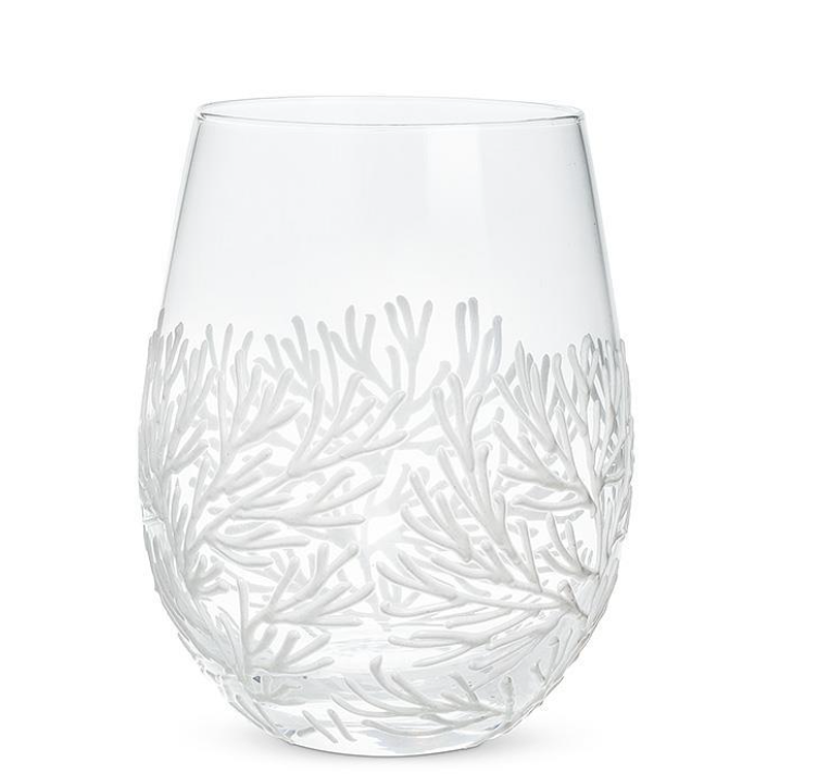 Coral Branch Stemless Wine