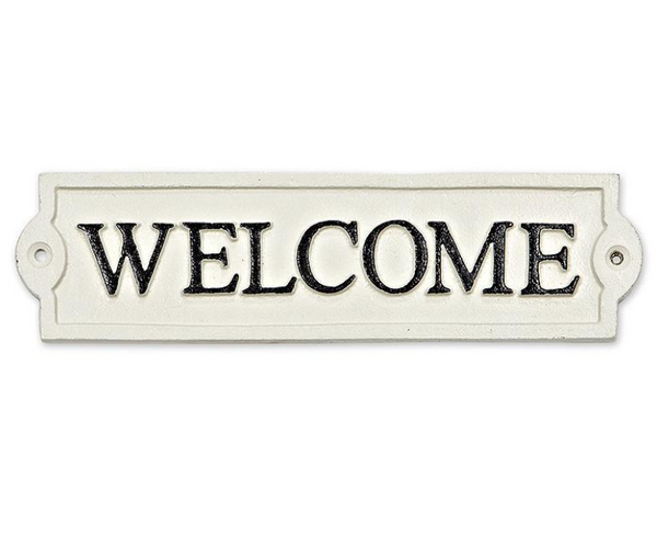 Cast Iron Sign - Welcome - Kept Shop