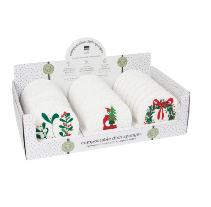 Tis The Season Compostable Sponge
