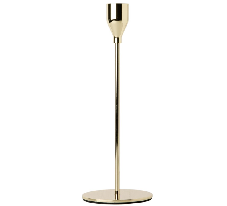 Gold Metal Taper Candle Holder