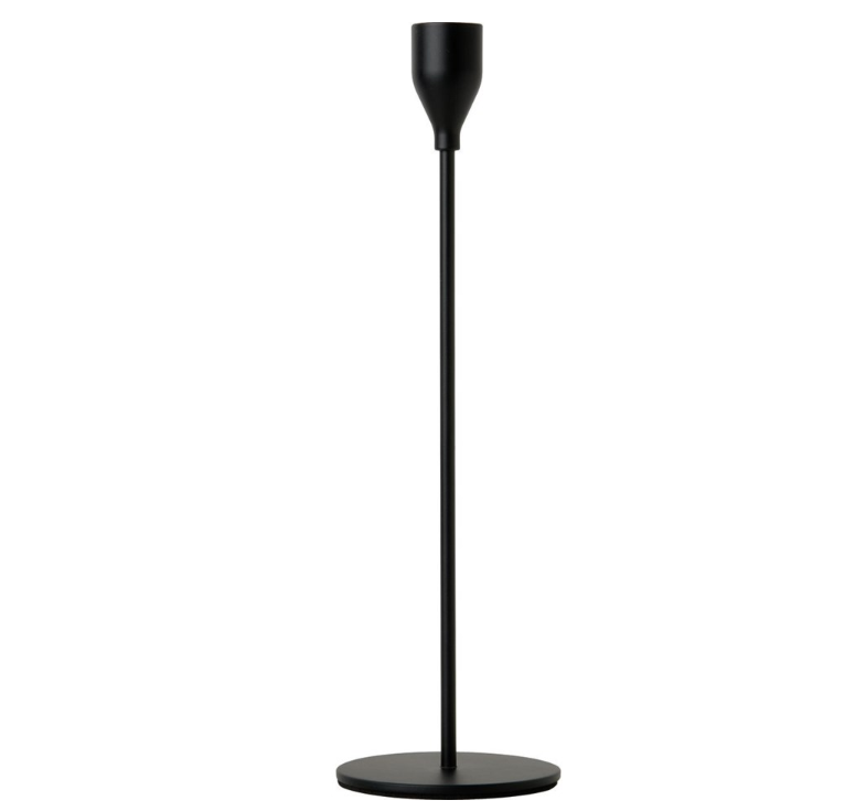 Black Metal Taper Candle Holder