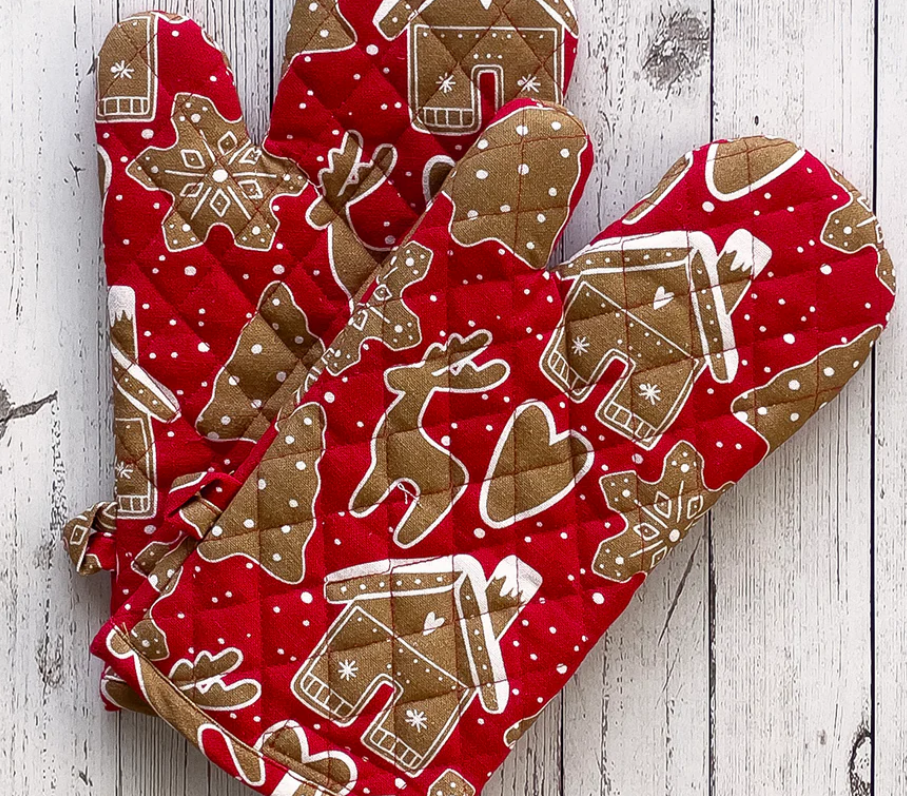 Christmas Cookie Oven Mitts