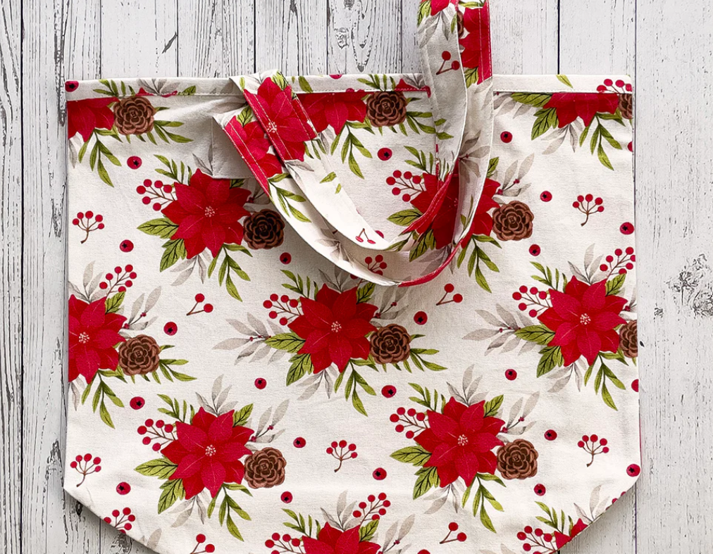 Holiday Cotton Tote Bag