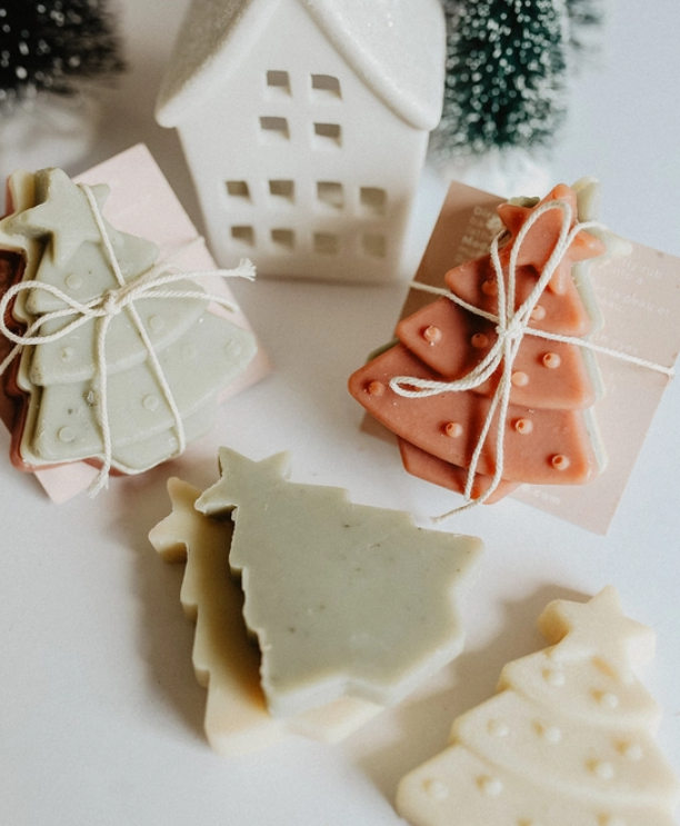 Evergreen Soap Stack