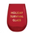 Holiday Survival Stemless Wine Glass