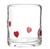 Old Fashioned Glass - Hearts