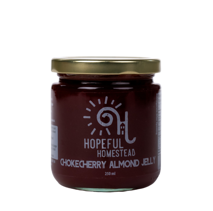 Chokecherry Almond Jelly | Hopeful Homestead