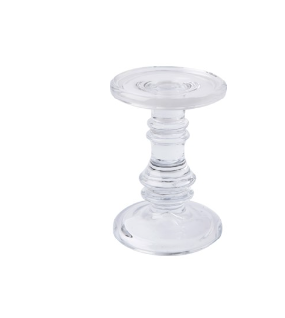 Glass Taper Candle Holder