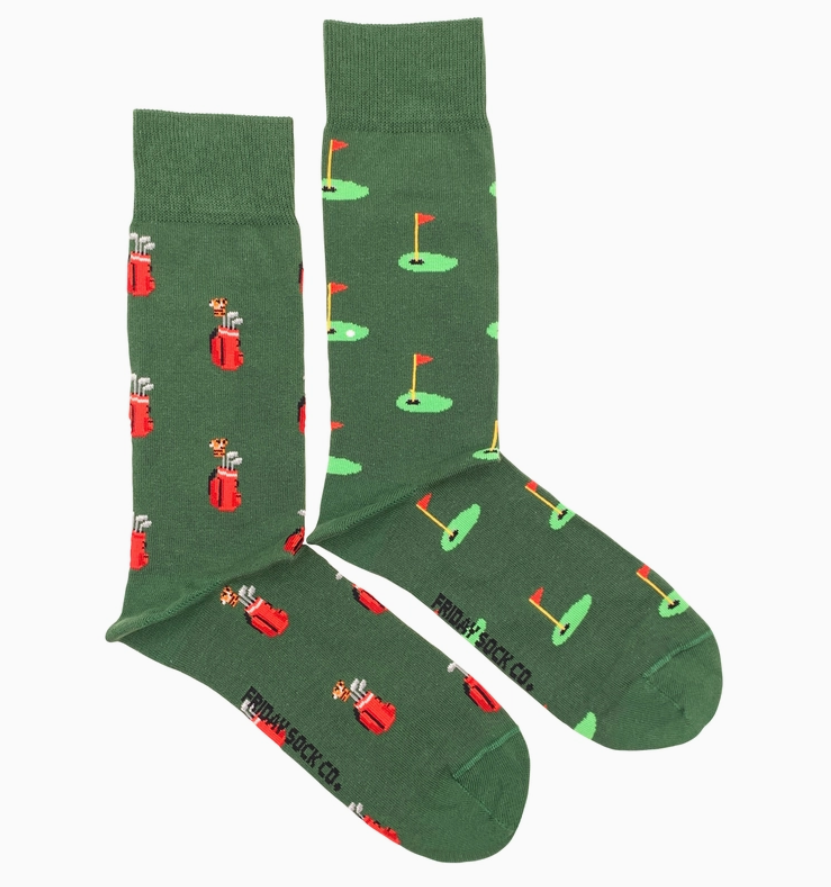 Men's Golf & Green Socks