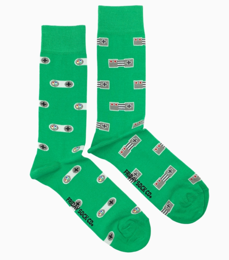 Men's Video Game Controller Socks