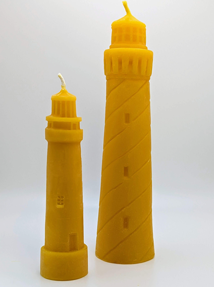 Beeswax Candle - Lighthouse