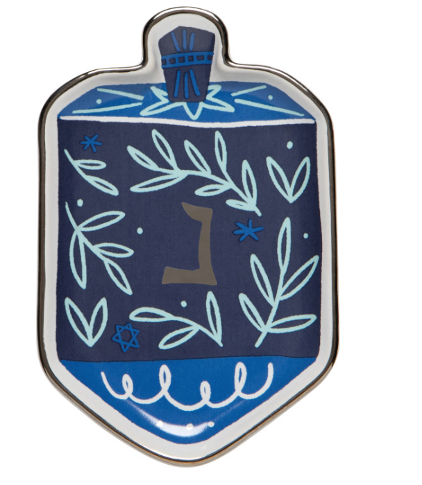 Dreidels Hannukah Shaped Dipping Dish Set