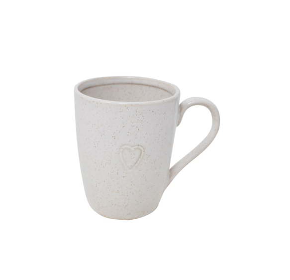 Stoneware Heart Mug