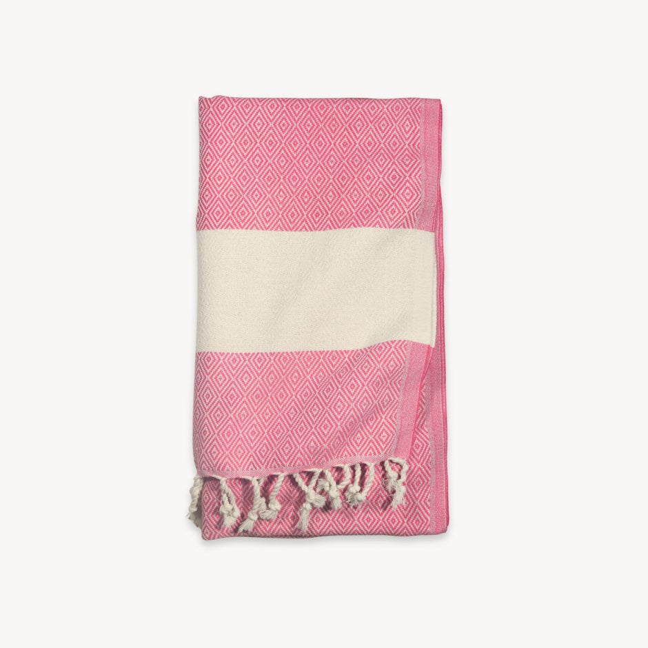 Full Sized Turkish Towels - Diamond